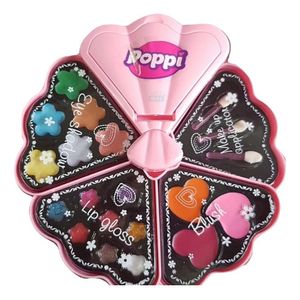 Set De Maquillaje Desplegable Abanico Poppi