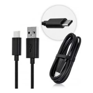Cable Motorola Usb A Usb-c 1 m Tipo C Apto Carga Rápida Color Negro