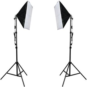 Kit par de Tripodes Gadnic + Softbox Iluminacion + Bolso Kit Profesional Fotografia