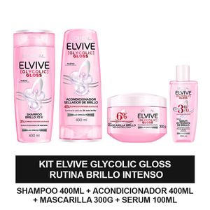 Kit Glycolic Gloss Rutina Brillo Intenso