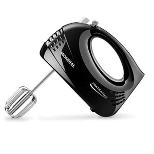 BATIDORA DE MANO 350W NEGRA MONDIAL B-36