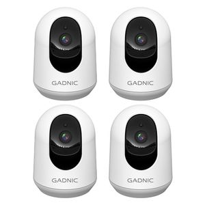 Kit x4 Cámara de Seguridad Gadnic IP Motorizada 3MP Full HD Visión Nocturna