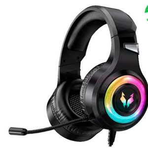 Auriculares Gamer Alpha A9000 Play Microfono Luz RGB Cancelacion Sonido