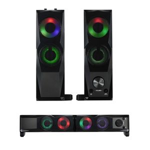 Parlante Gamer RGB Gadnic 2 en 1 Pc y Barra de Sonido