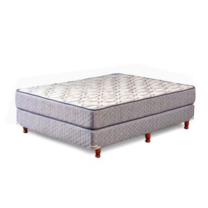 Conjunto Sommier 2 1/2 Plazas Suavegom Merit Espuma Alta Densidad Hasta 110kg