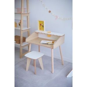 Pupitre Little Infants. Color Blanco y Roble