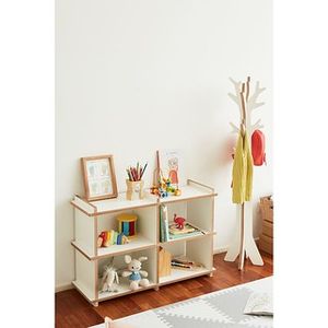 Organizador Kids Color Roble y Blanco
