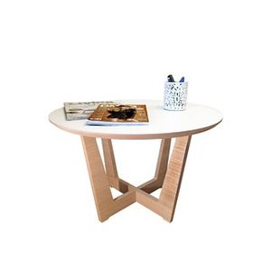 Mesa Ratona Thai Med Color Blanca y Roble