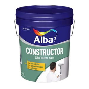 Latex Pintura Para Interior Constructor Alba 20 lts