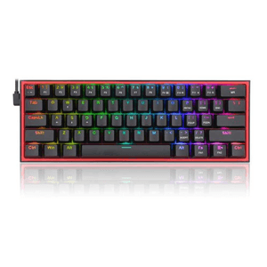 TECLADOS REDRAGON FIZZ PRO BLACK RED SWITCH SPANISH WIRELESS K616-RGB