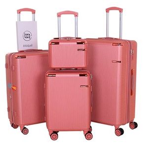 Set de Valijas BLAQUE HT-096 Rosa Gold - Expandible