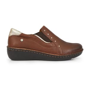 ZAPATILLA VILLE SUELA CALZADO MUJER CONFORT CUERO