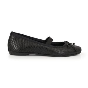 CHATITA CALATEA NEGRA CUERO MUJER ZAPATOS LIVIANOS