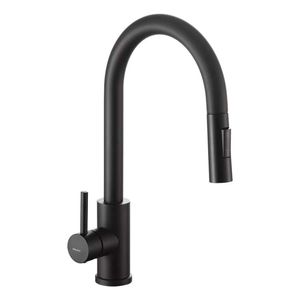 Griferia Monocomando Negra Valencia Black Peirano 20-122n