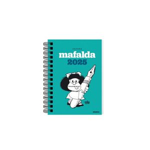 AGENDA MAFALDA 2025 TURQUESA DIA POR PAGINA - Quino