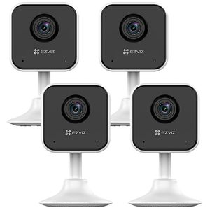 Kit Cámara de Seguridad IP Ezviz Wi-Fi Para Hogar Inteligente CS-H1c-R101-1G2WR x 4 unidades