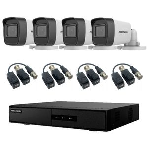 Kit Cámara de Seguridad Hikvision x4  DVR 4CH  Balún