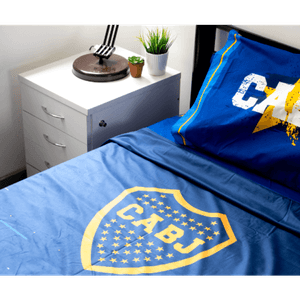 Cubrecama Boca Juniors Twin Size
