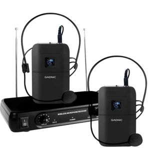 Micrófono Inalámbrico Vincha Gadnic 2CH + 2 Mic Hasta 100mts Ideal Conferencias