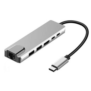 Adaptador USB C Hub Para Mac Apple 6 en 1