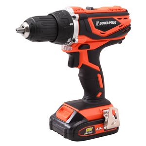 Taladro atornillador inalámbrico de 13mm Dowen Pagio TB1318P 18V + 1 batería de 2Ah + accesorio con maletín de transporte 220V 50Hz