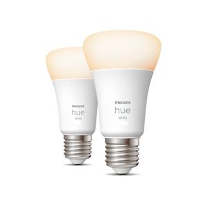 Philips HUE Lampara White E27 9W Bluetooth X 2 Unidades