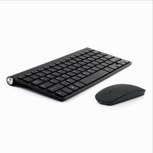 Teclado Y Mouse Con Usb Inalámbricos Color Negro 2.4 Ghz