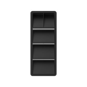 Organizador de cubiertos 5 divisiones Ou Ogc1000ptf Negro