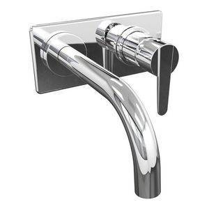 Griferia Lavatorio Pared Monocomando Hidromet Flat