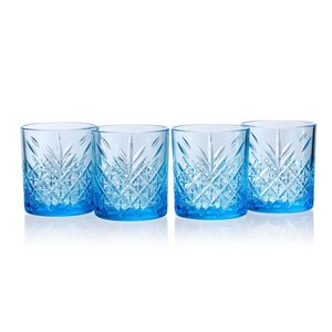 Vaso Vidrio Set x 4 Color Whisky Tragos 345 cc Aperitivos Pasabahce Timeless