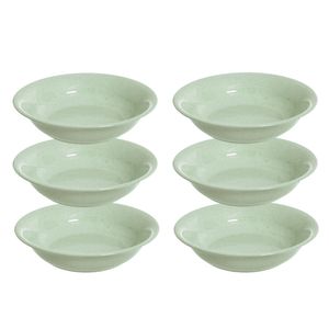 Set x 6 Plato Hondo Sopero Bowl Ceramica Color 20 Cm
