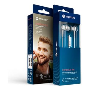 Auriculares In Ear Motorola Earbuds 105 Con Micrófono