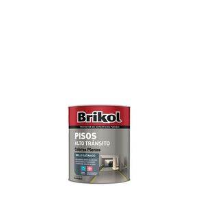 Brikol Impermeabilizante para pisos - Alto tránsito 1 lt Negro