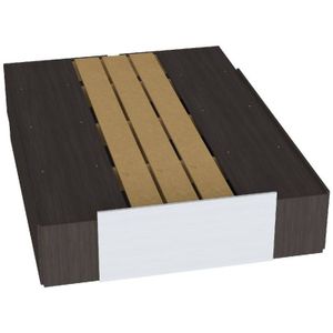 CAMA BOX ORLANDI WV 570 PREMIUM - WENGUEVENECIA EXTENSIBLE 6 CAJONES