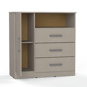 COMODA ORLANDI AB 77 BAHIA - ABEDUL 3 CAJONES 1 PUERTA
