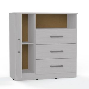 COMODA ORLANDI JA 76 BAHIA - JACARANDA 3 CAJONES 1 PUERTA