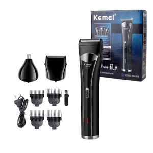 CORTA PELO INAL KEMEI 4 PEINES + ACCES COLOR NEGRO