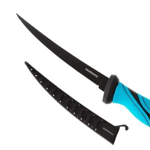 Cuchillo Filetero SHIMANO pesca Knife 7" acero inox antideslizante