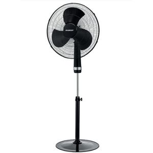 Ventilador de pie Peabody PE-VP2060 negro con 3 palas de plástico, 20" de diámetro 220 V