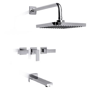 Grifería Ducha De Embutir C/transferencia Piazza Level 21206