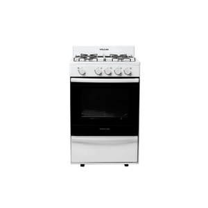 Cocina Multigas Volcan 87644VM 4 Hornallas 55 CM Blanca