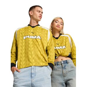 Camiseta Puma Longsleeve Unisex Fútbol Amarillo