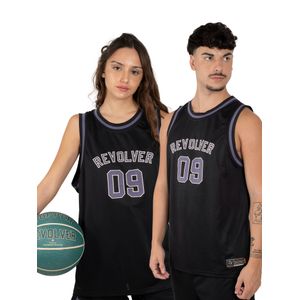 Camiseta Topper X Revolver Unisex Básquet Negro