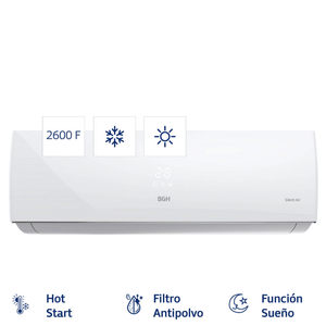 AIRE ACONDICIONADO BGH 2650w F-C BS26WCAU