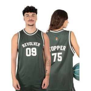 Camiseta Topper X Revolver Unisex Básquet Verde