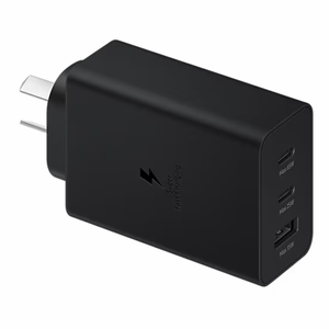 SAMSUNG CARGADOR ULTRA FAST CHARGE TRIO 65-25-15W SIN CABLE EP-T6530NBSGAR
