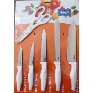 SET BRINOX 6 PIEZAS - CROSS BLANCO ACERO INOXIDABLE (2556340)(LBRIN00466)