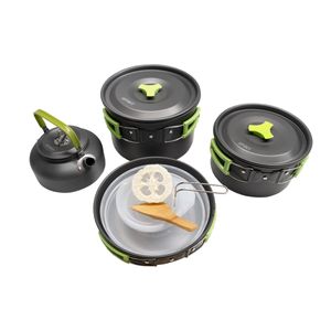 Marmita Spinit Set Cocina Camping Para 6 Personas X20 Piezas
