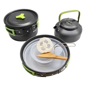 Marmita Spinit Camping Set De Cocina Para 2 Pers X11 Piezas