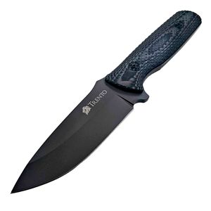 Cuchillo Tactico Trento G10ti Cortapluma Funda Caja Magnetico